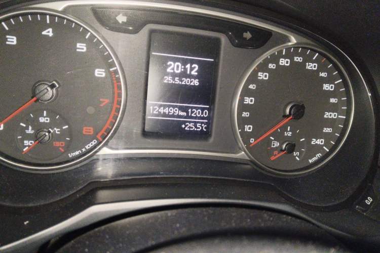 Used Audi A1 2014 30 TFSI Sportback Fashion Model Odometer Close Up