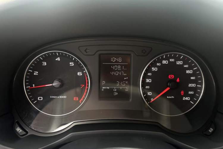 Used Audi A1 2014 30 TFSI Sportback Fashion Model Odometer Close Up