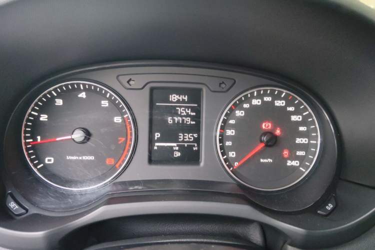 Used Audi A1 2014 30 TFSI Fashion Model Odometer Close Up