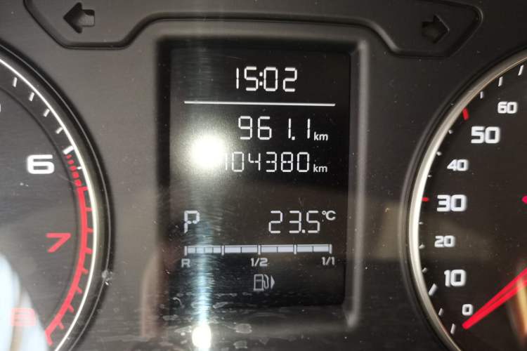 Used Audi A1 2014 30 TFSI Sportback Fashion Model Odometer Close Up