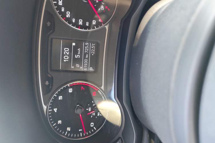 Used Audi A1 2014 30 TFSI Sportback Comfort Model Odometer Close Up