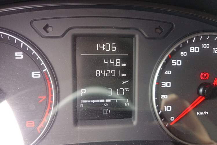 Used Audi A1 2014 30 TFSI Fashion Model Odometer Close Up