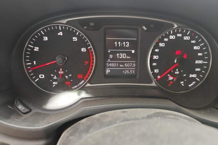 Used Audi A1 2014 30 TFSI Sportback Technology Model Odometer Close Up