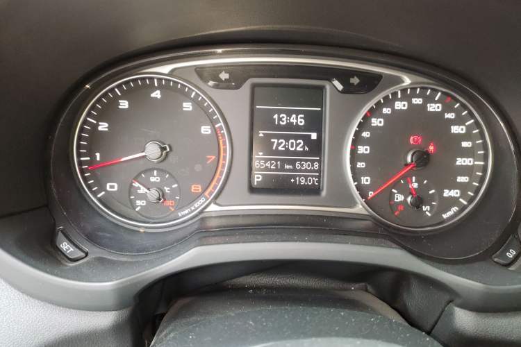 Used Audi A1 2014 30 TFSI Sportback Comfort Model Odometer Close Up
