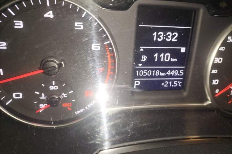 Used Audi A1 2014 30 TFSI Technology Edition Odometer Close Up