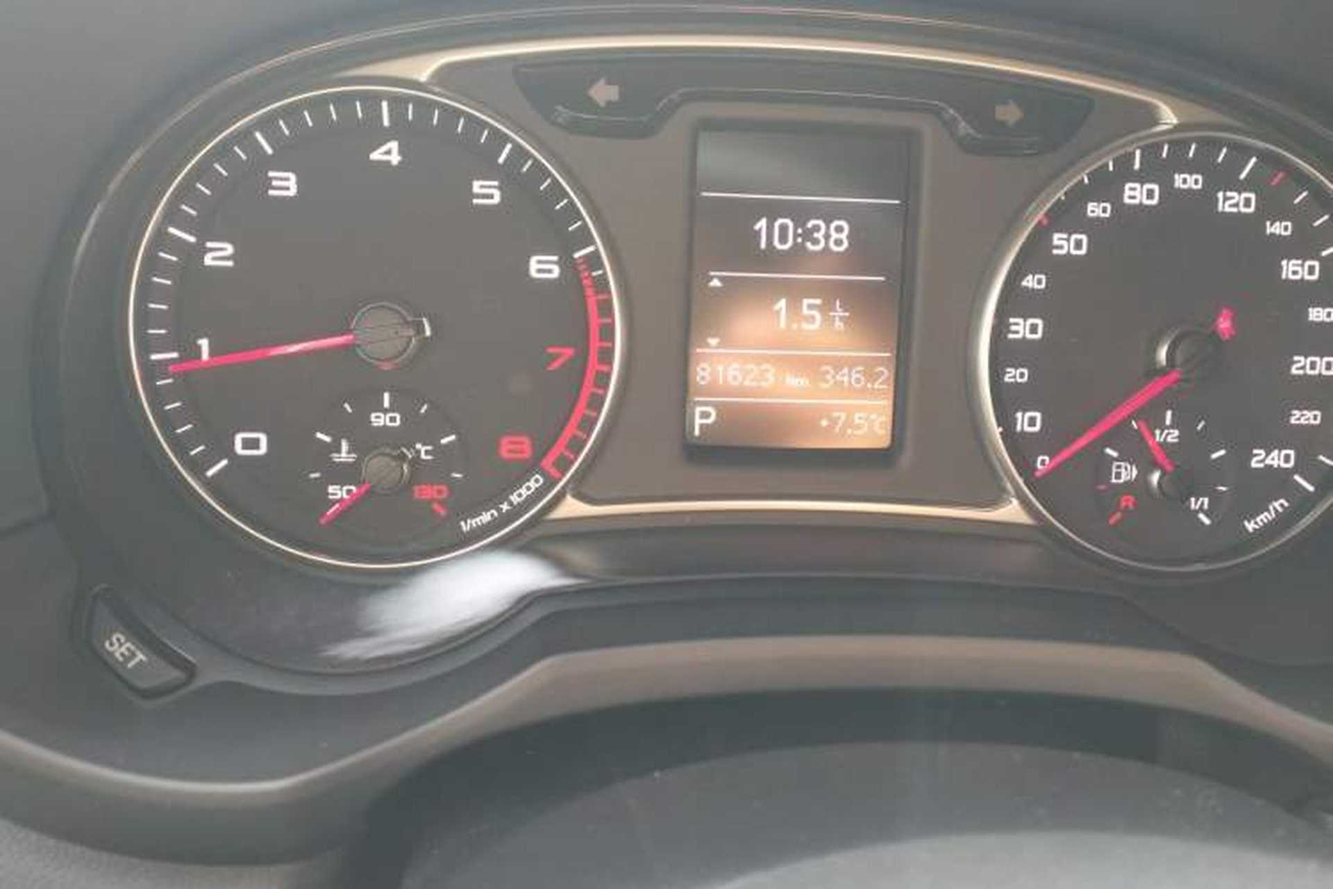 Used Audi A1 2016 30 TFSI Sportback S Line Sports Edition Odometer Close Up