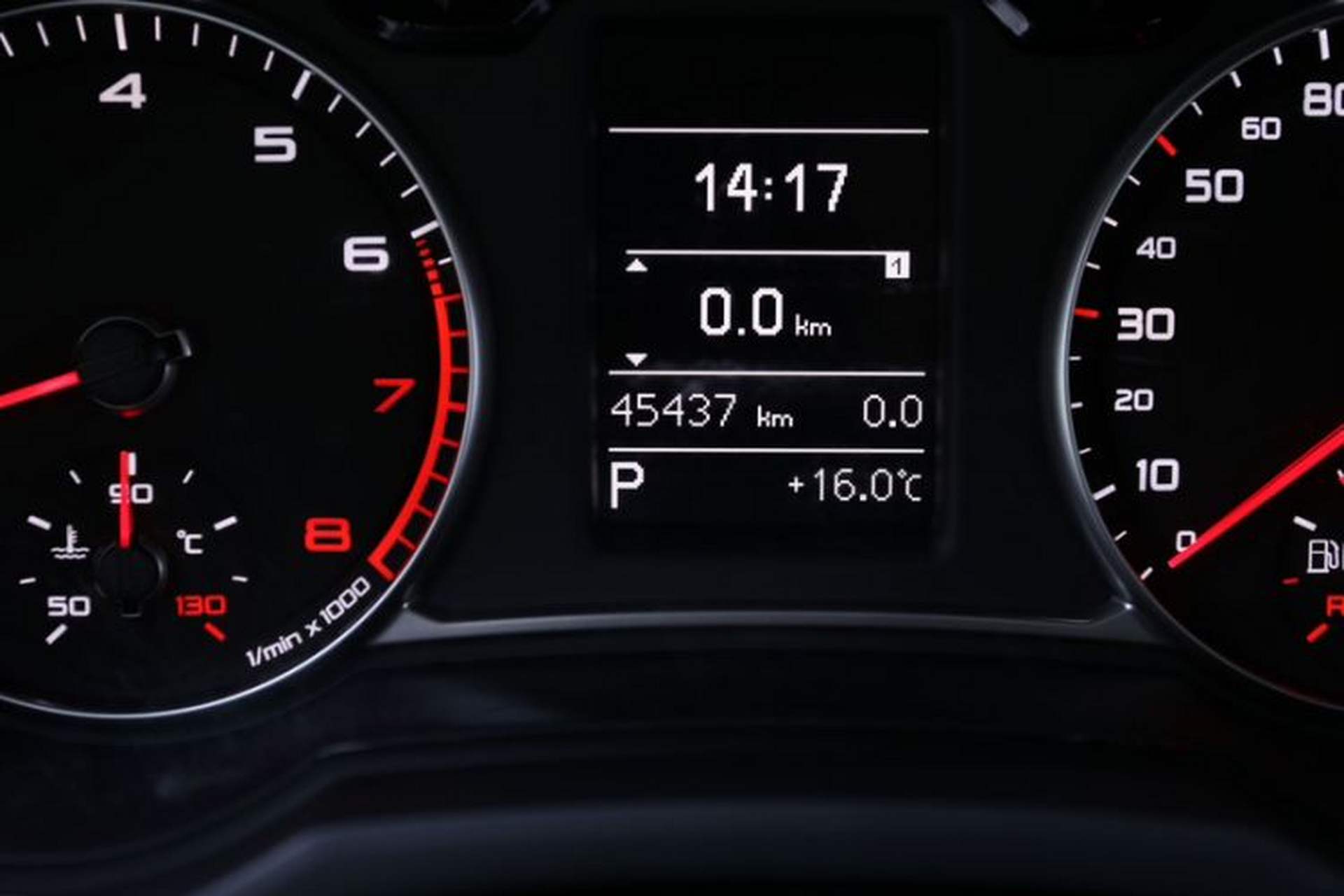 Used Audi A1 2016 30 TFSI Sportback Design Fashion Edition Odometer Close Up