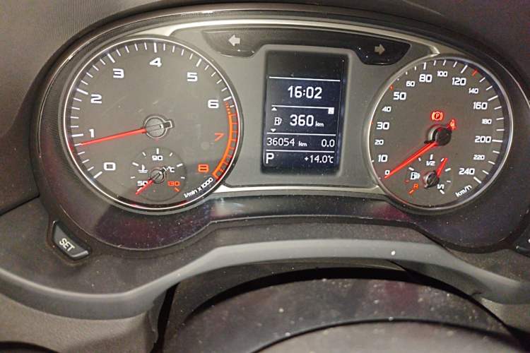 Used Audi A1 2016 30 TFSI Sportback Design Fashion Edition Odometer Close Up