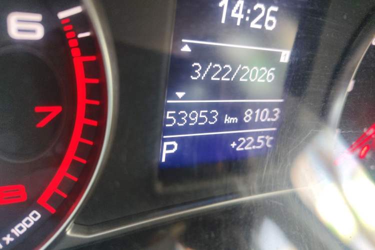 Used Audi A1 2016 30 TFSI Sportback Design Fashion Edition Odometer Close Up