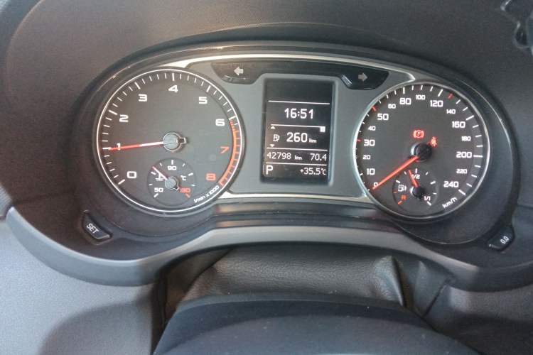 Used Audi A1 2016 30 TFSI Sportback Design Fashion Edition Odometer Close Up