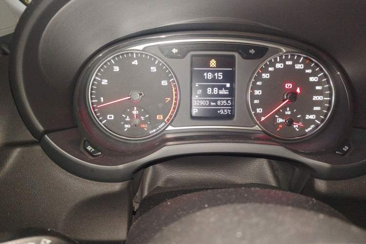 Used Audi A1 2016 30 TFSI Sportback Design Fashion Edition Odometer Close Up