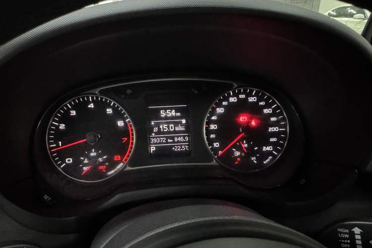 Used Audi A1 2016 30 TFSI Sportback Design Fashion Edition Odometer Close Up