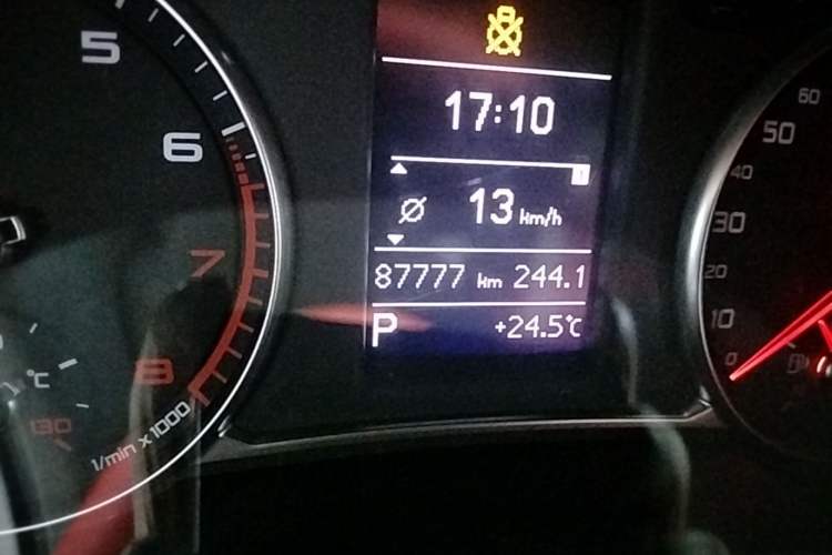 Used Audi A1 2016 30 TFSI Sportback Design Fashion Edition Odometer Close Up