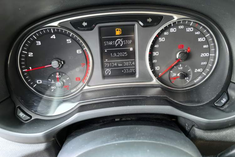 Used Audi A1 2016 30 TFSI Sportback Design Fashion Edition Odometer Close Up