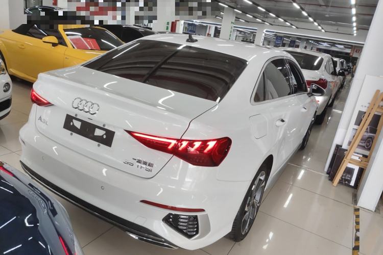 Used Audi A3 2022 A3L Limousine 35 TFSI Luxury Sport Edition Rear Right 45 Deg
