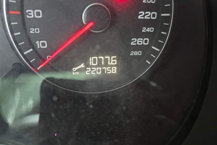 Used Audi A3 2010 Sportback 1.8T Luxury Model Odometer Close Up
