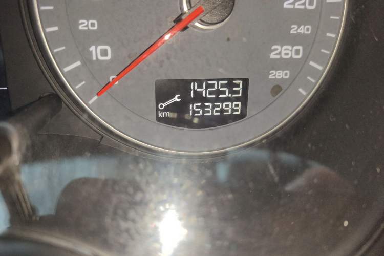 Used Audi A3 2010 Sportback 1.8T Luxury Model Odometer Close Up