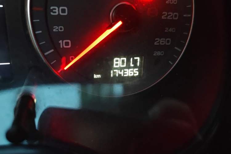 Used Audi A3 2012 Sportback 1.4T Luxury Model Odometer Close Up