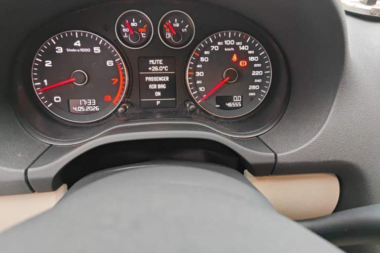 Used Audi A3 2012 Sportback 1.4T Comfort Model Odometer Close Up