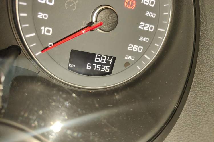 Used Audi A3 2012 Sportback 1.8T Luxury Model Odometer Close Up