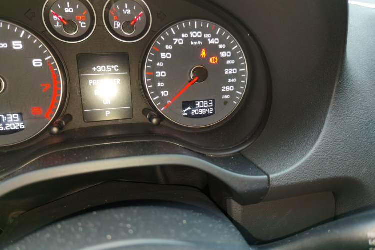 Used Audi A3 2012 Sportback 1.8T Luxury Model Odometer Close Up