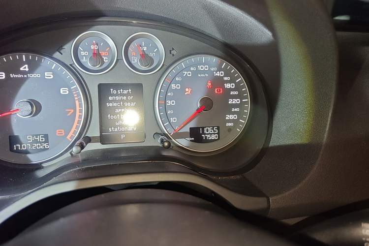 Used Audi A3 2012 Sportback 1.8T Luxury Model Odometer Close Up