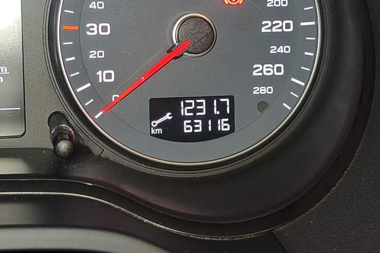 Used Audi A3 2012 Sportback 1.8T Luxury Model Odometer Close Up