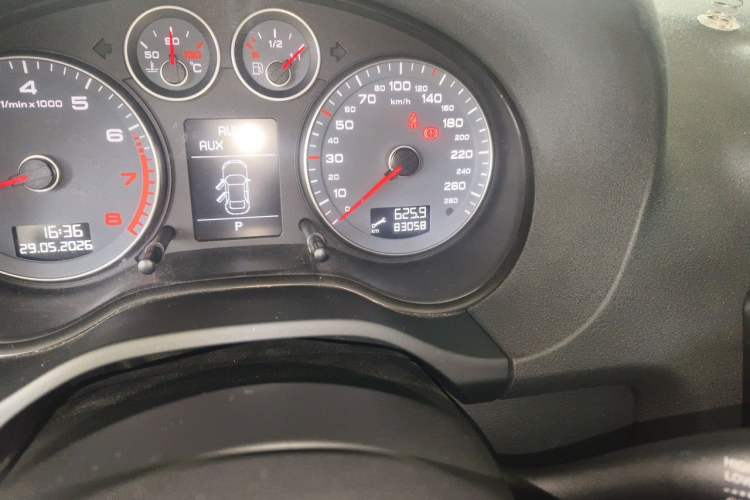 Used Audi A3 2012 Sportback 1.4T Luxury Model Odometer Close Up