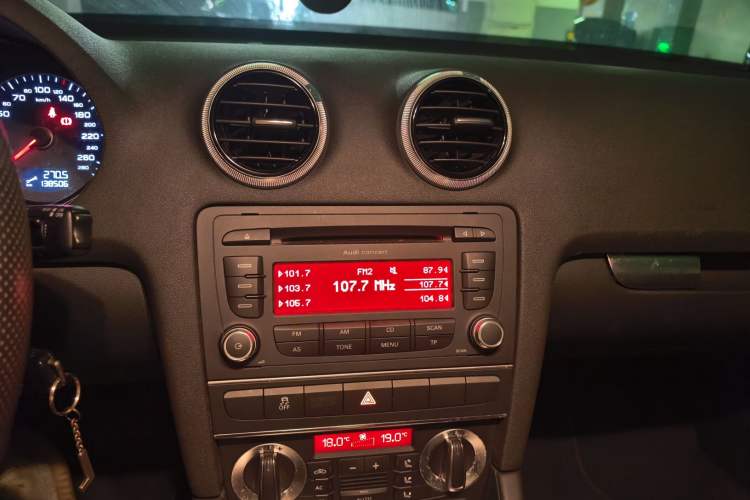 Used Audi A3 2012 Sportback 1.4T Comfort Model Audio And AC Panel