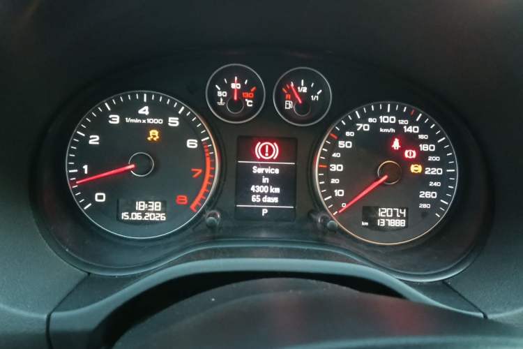 Used Audi A3 2012 Sportback 1.4T Comfort Model Instrument Cluster
