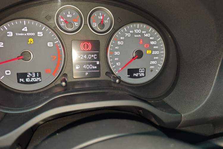 Used Audi A3 2012 Sportback 1.4T Comfort Model Odometer Close Up