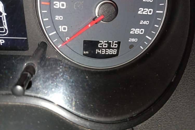 Used Audi A3 2012 Sportback 1.4T Comfort Model Odometer Close Up