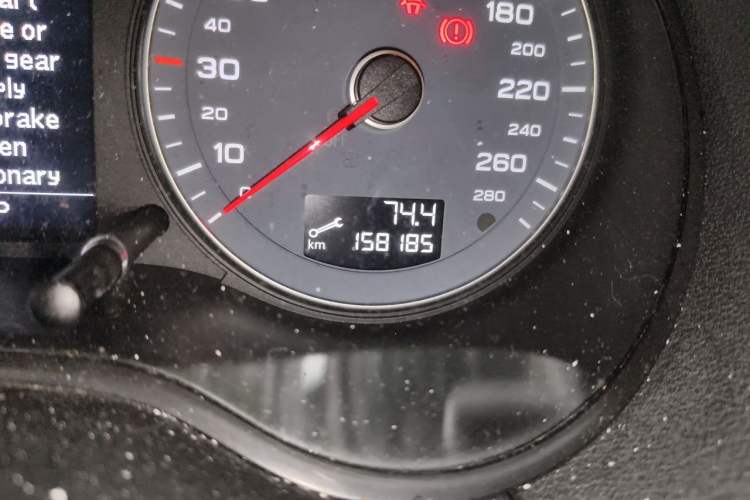 Used Audi A3 2012 Sportback 1.4T Luxury Model Odometer Close Up