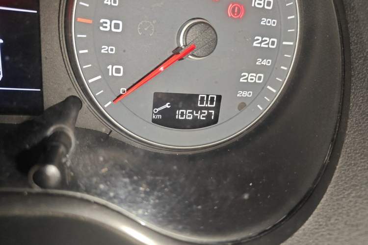 Used Audi A3 2012 Sportback 1.4T Comfort Model Odometer Close Up