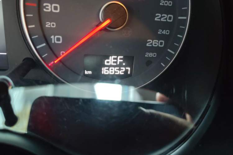 Used Audi A3 2012 Sportback 1.8T Luxury Model Odometer Close Up