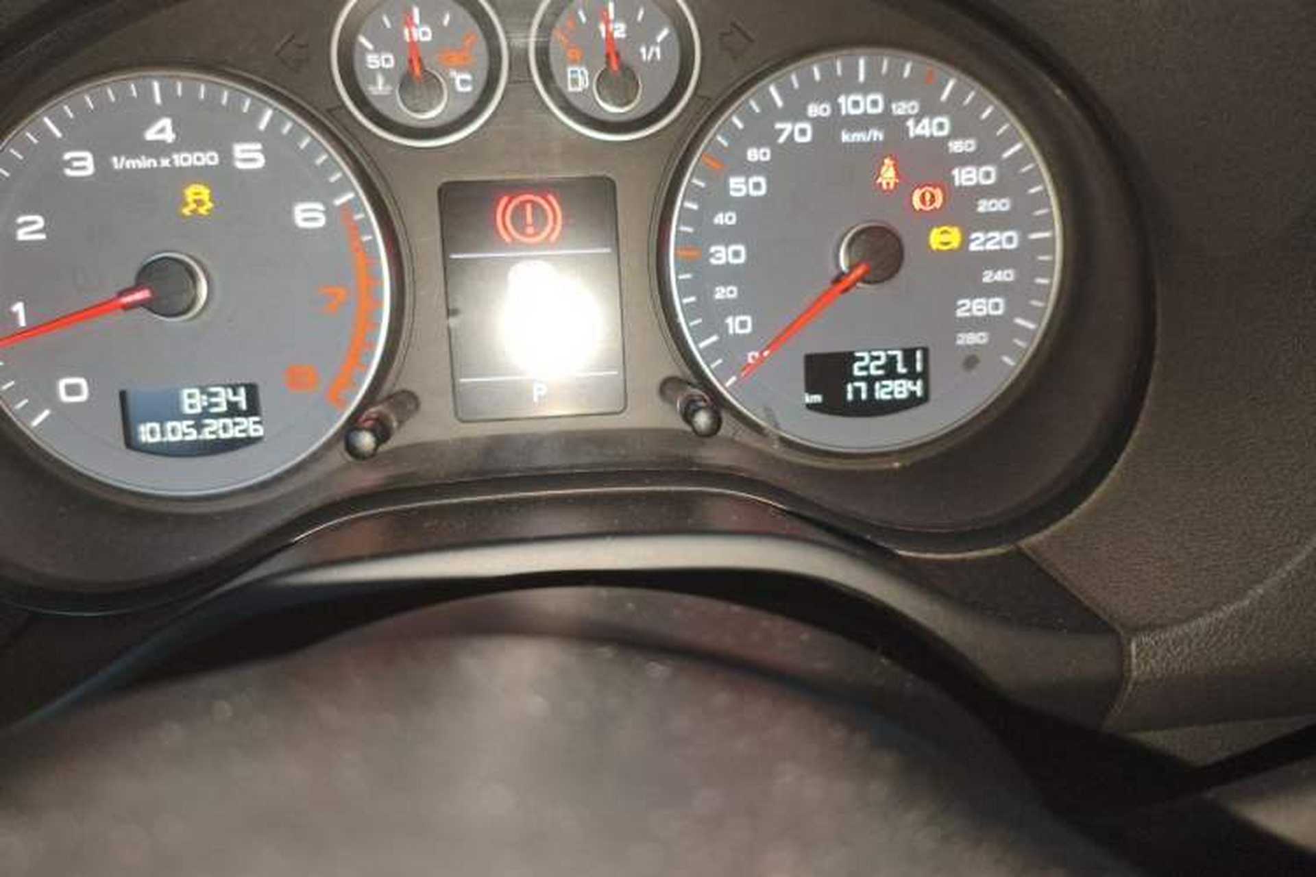 Used Audi A3 2012 Sportback 1.8T Luxury Model Odometer Close Up