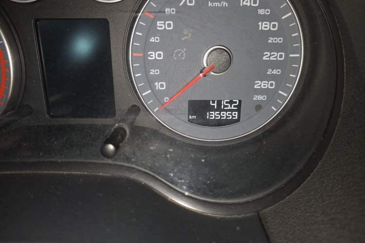 Used Audi A3 2012 Sportback 1.4T Comfort Model Odometer Close Up