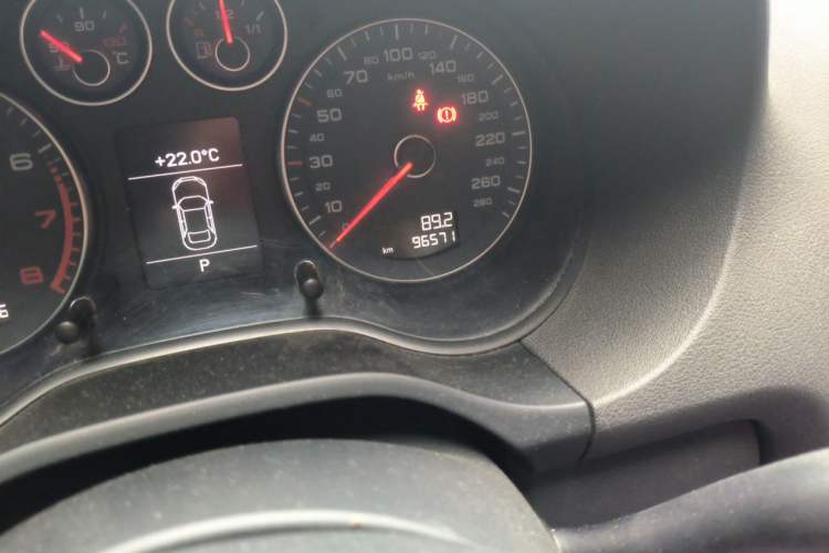 Used Audi A3 2012 Sportback 1.4T Luxury Model Odometer Close Up