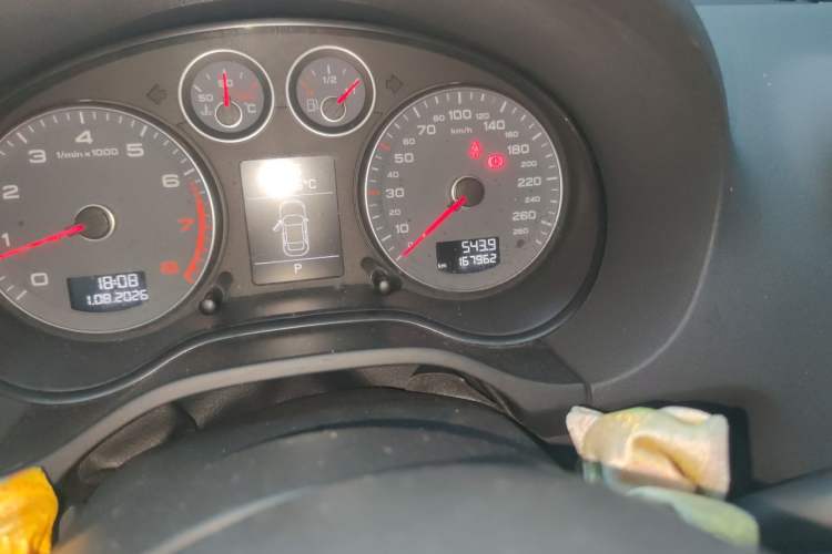 Used Audi A3 2012 Sportback 1.8T Luxury Model Odometer Close Up