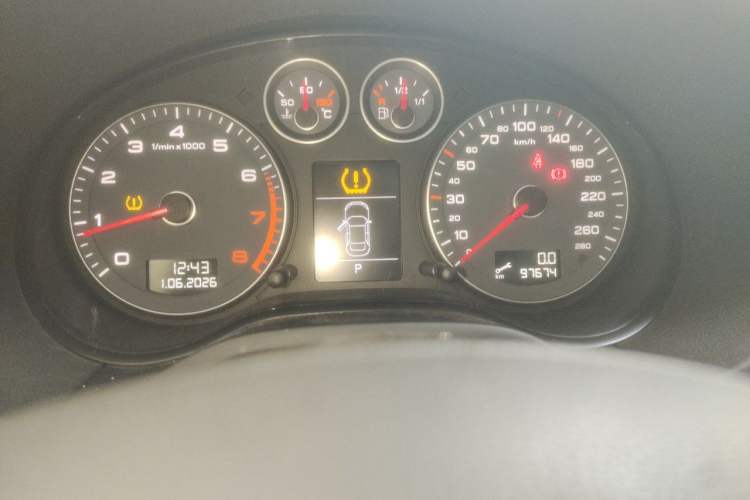 Used Audi A3 2012 Sportback 1.4T Comfort Model Odometer Close Up