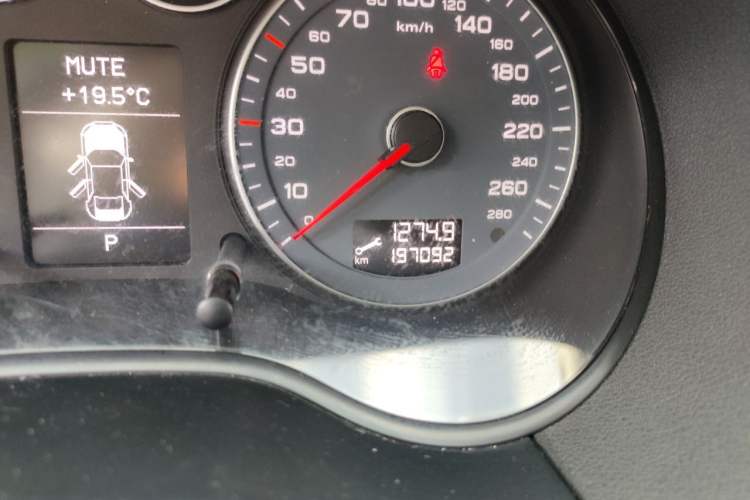 Used Audi A3 2012 Sportback 1.8T Luxury Model Odometer Close Up