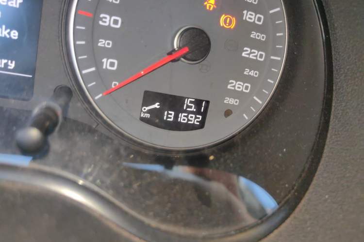 Used Audi A3 2012 Sportback 1.4T Comfort Model Odometer Close Up