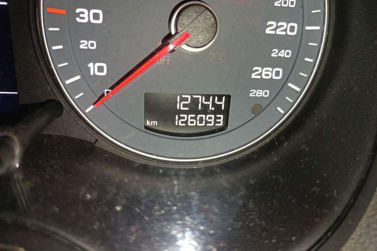 Used Audi A3 2012 Sportback 1.4T Comfort Model Odometer Close Up