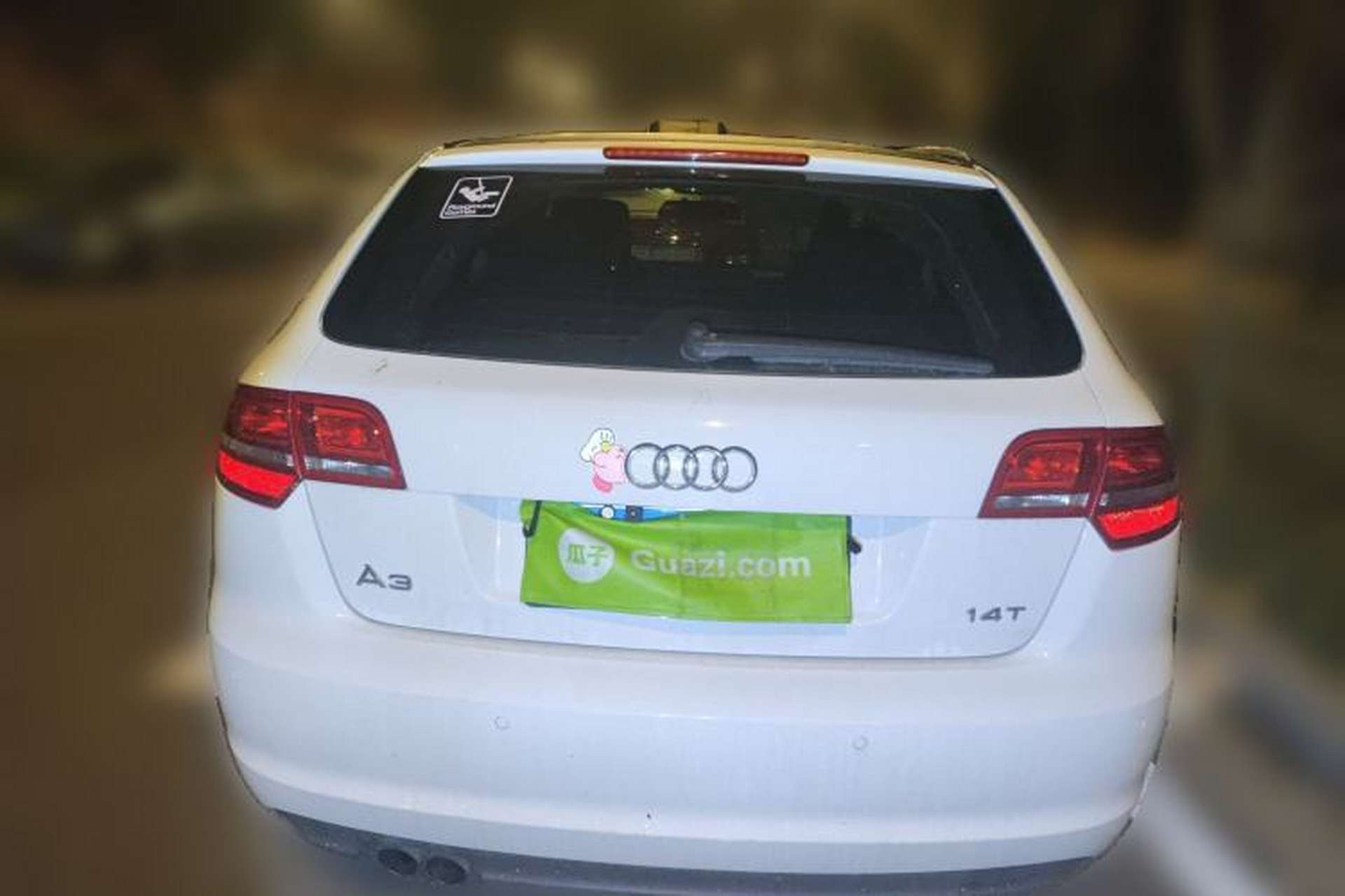 Used Audi A3 2012 Sportback 1.4T Luxury Model Rear