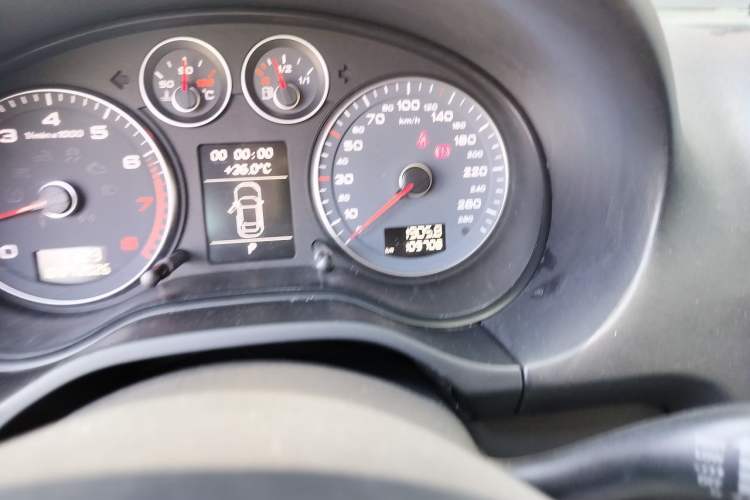 Used Audi A3 2013 Sportback 30 TFSI Comfort Model Odometer Close Up