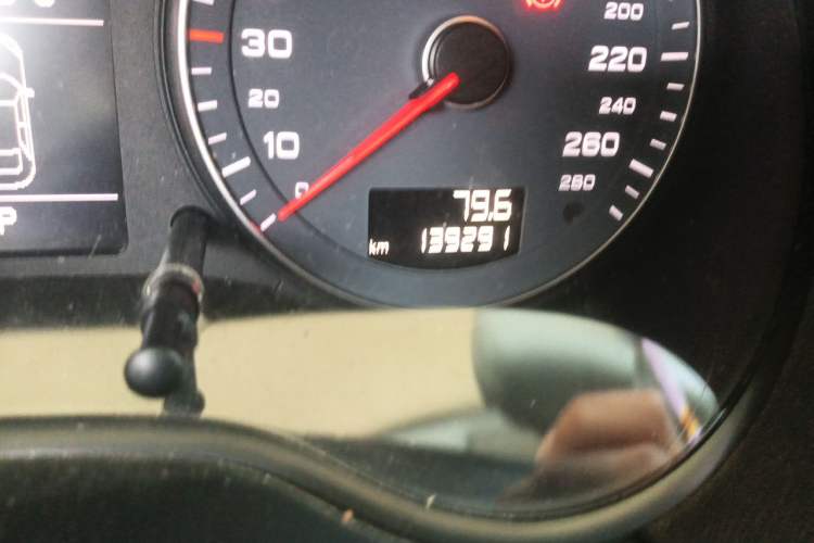 Used Audi A3 2013 Sportback 35 TFSI Luxury Model Odometer Close Up