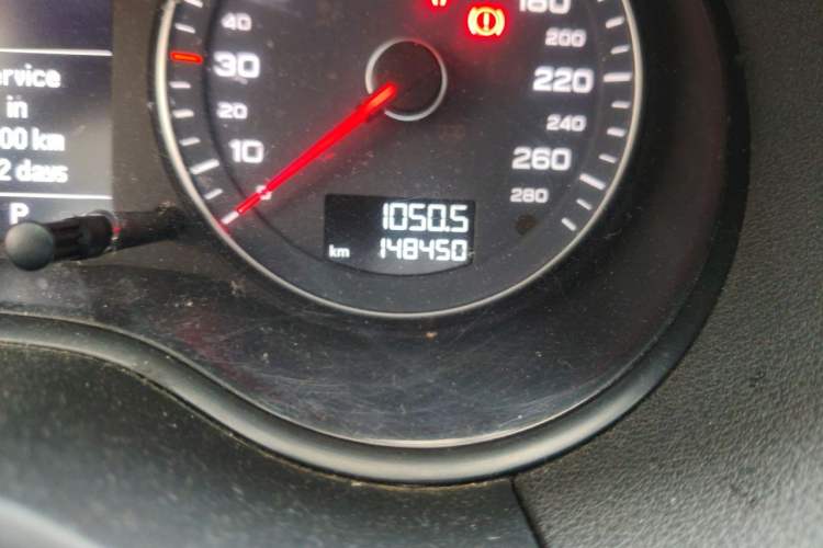 Used Audi A3 2013 Sportback 30 TFSI Comfort Model Odometer Close Up