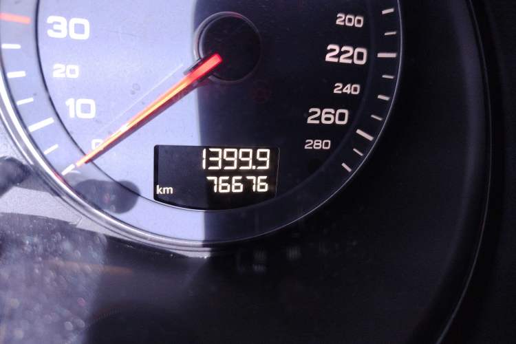 Used Audi A3 2013 Sportback 30 TFSI Comfort Model Odometer Close Up