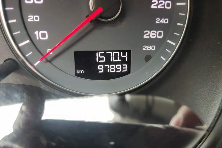 Used Audi A3 2013 Sportback 30 TFSI Comfort Model Odometer Close Up
