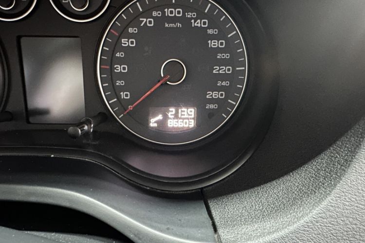 Used Audi A3 2013 Sportback 30 TFSI Comfort Model Odometer Close Up